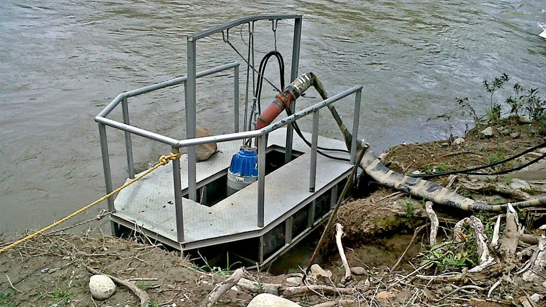 Boya flotante para motobomba